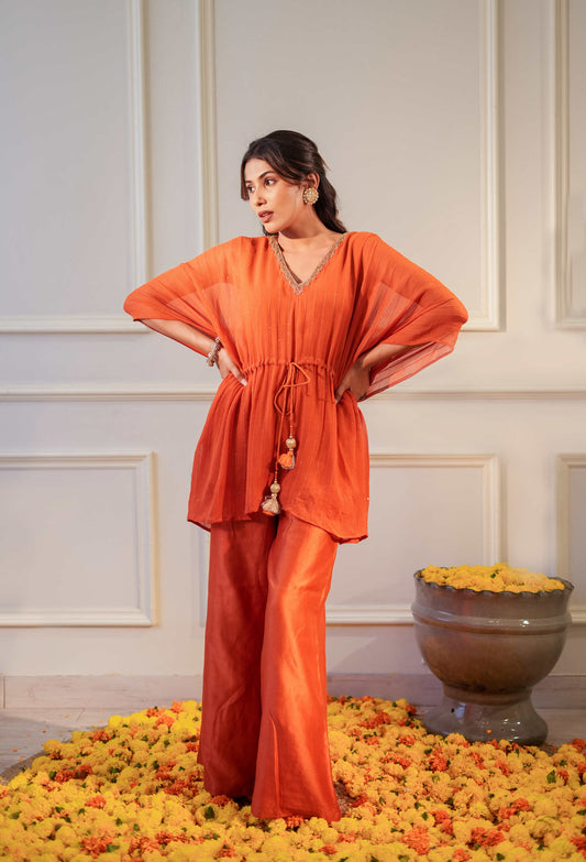 Hoor Rust Kaftan Set