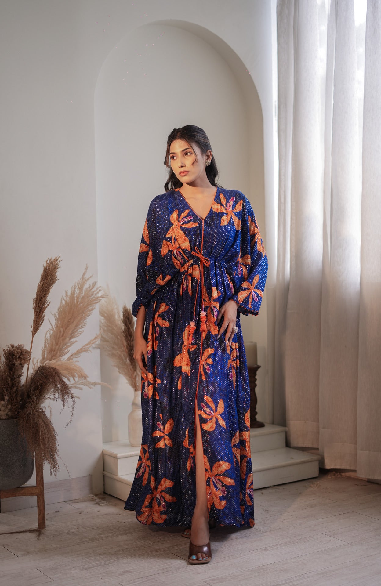 Royal  Blue Lily Kaftan