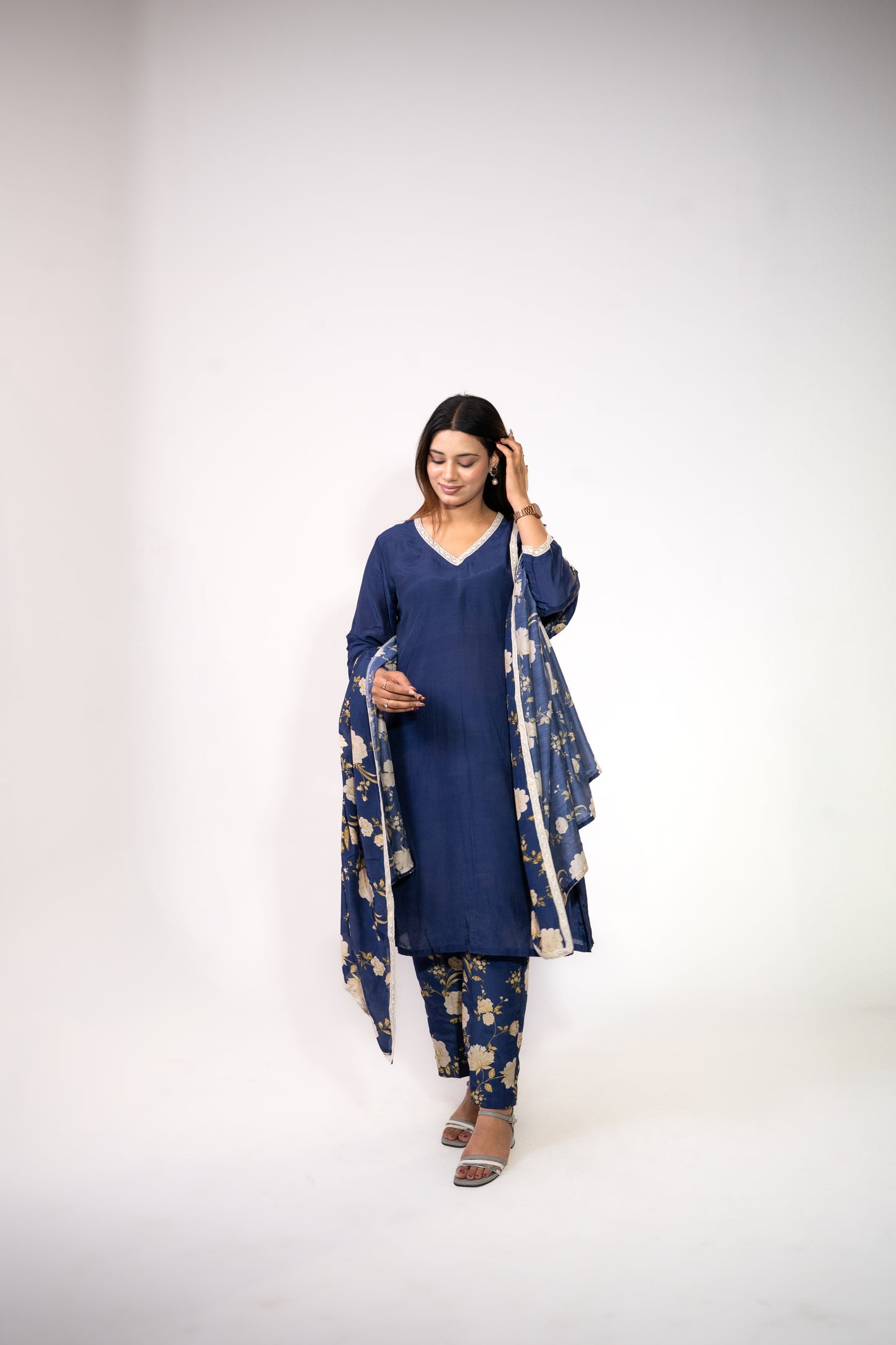 Sapphire A- Line Kurta Set